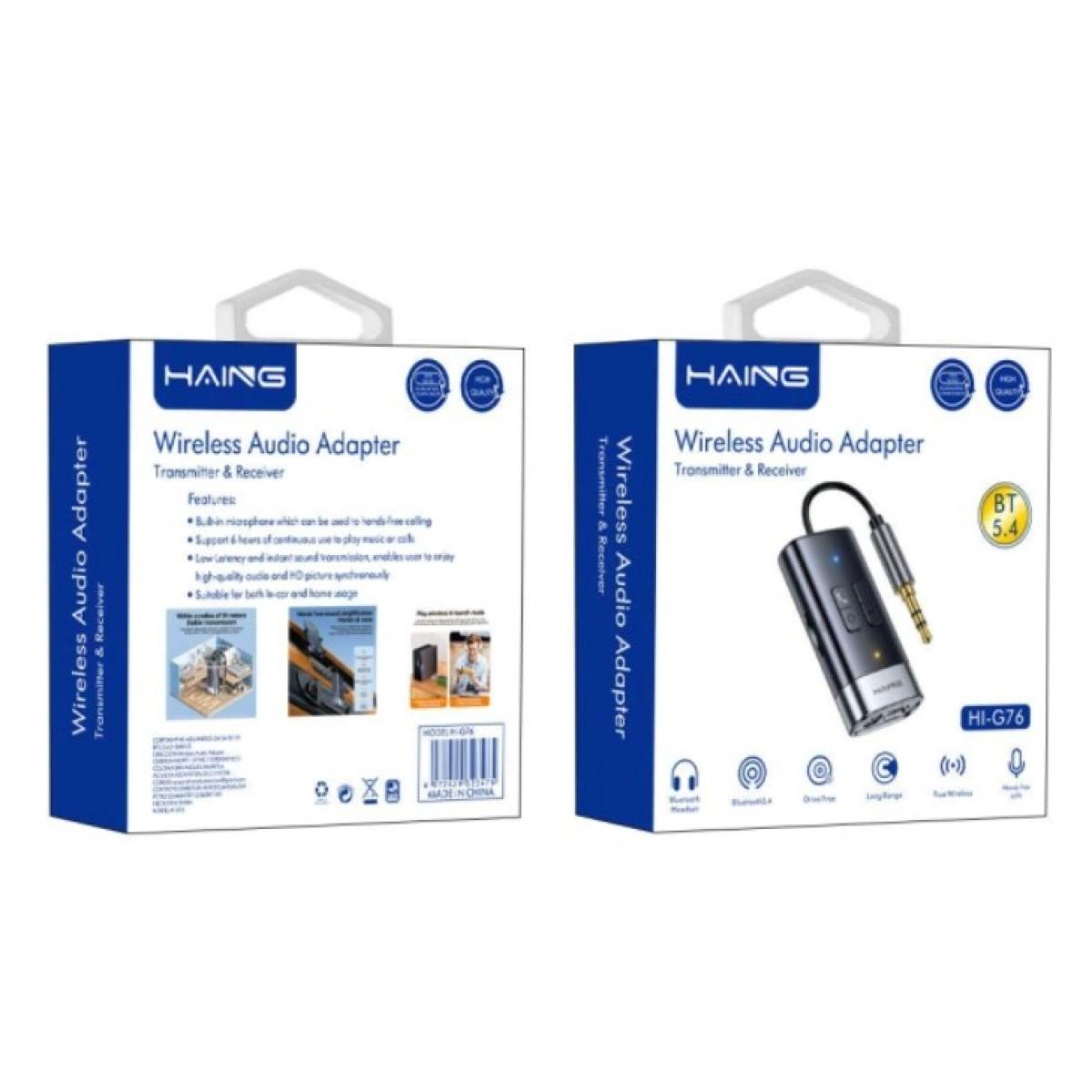 Haing BT5.4 Adapter Transmitter & ReceiverHI-G76 Haing BT5.4 Adapter Transmitter & ReceiverHI-G76